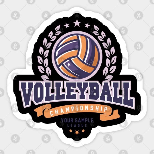 VOLLEYBALL Sticker by TEENIE DESIGN